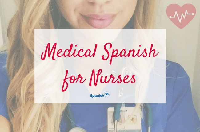 Nurse learning Medical Spanish 